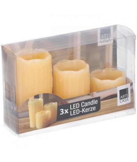 Bougie LED - 3 Pieces