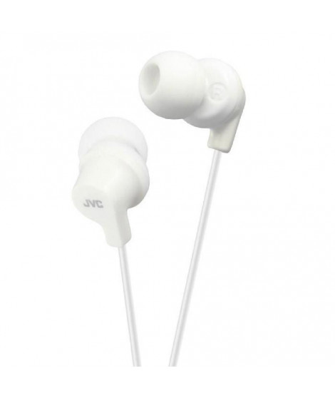 JVC HA-FX10 Écouteurs blanc souple