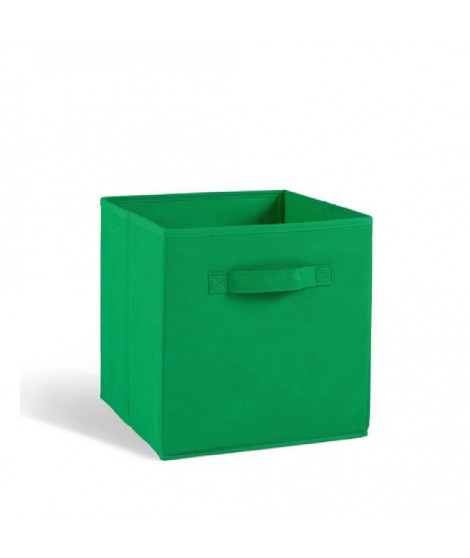 COMPO Tiroir de rangement en tissu vert 27x27x28 cm