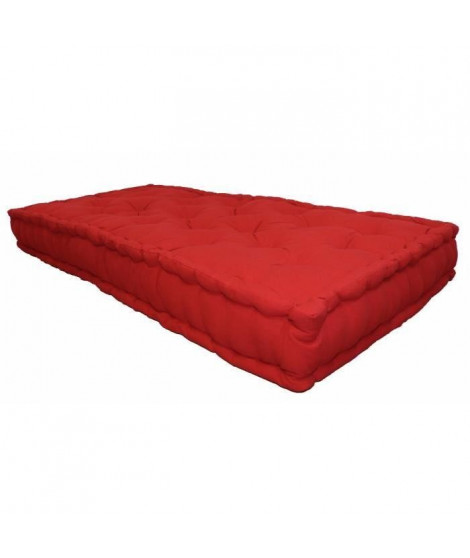 Matelas de sol Double 60x120x15 cm  Rouge