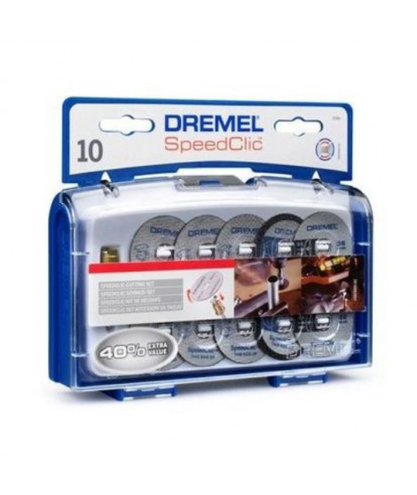 DREMEL 10 disques a tronconner+ adapt ez speedclic