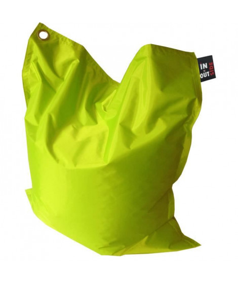 Pouf XXL imperméable vert  110x130 cm