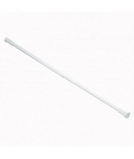 FRANDIS Barre de douche alu 140/260 cm blanc