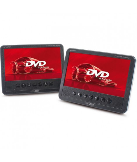 CALIBER MDP 278T Double lecteur DVD portables 7"