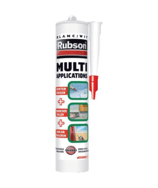 Mastic multi-usages Rubson Cartouche 280ml Blanc