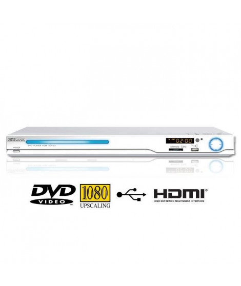 TAKARA KDV103W Lecteur DVD USB SD HDMI Blanc