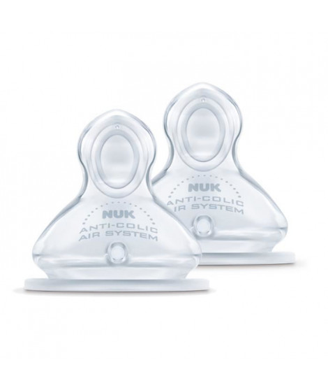 NUK 2 Tétines Silicone Physio Air System FC+ -T1