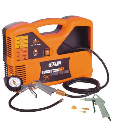 REVOLUTION'AIR Compresseur d'air sans cuve Boxy 1,5HP