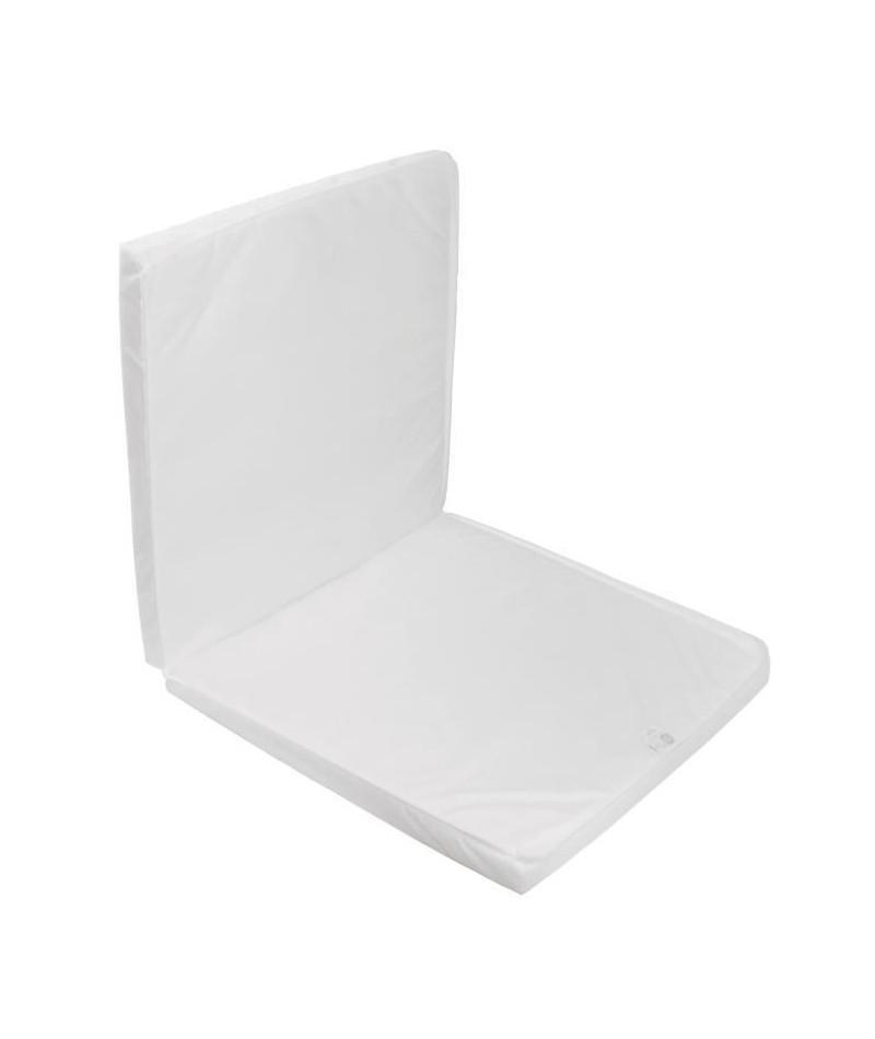 Matelas bébé Babycalin pliant 16kg/m3 avec housse coton 60x120x5 cm Matelas bébé Babycalin pliant 16kg/m3 avec housse coton 60x120x5 cm
