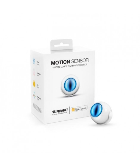 FIBARO Détecteur de mouvement multifonctions bluetooth Motion Sensor compatible Apple HomeKit