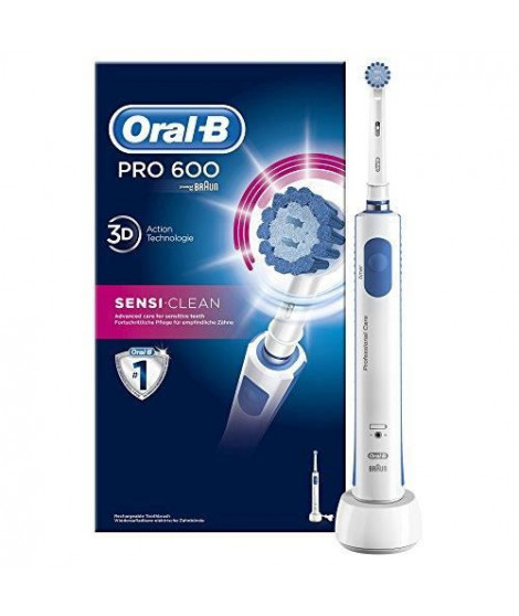 ORAL B Brosse a dents électrique Sensi ultraThin Rechargeable avec Techonologie Braun