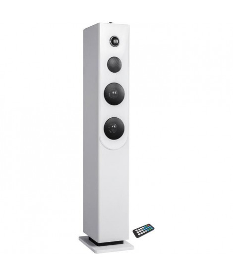 INOVALLEY HP33-CD Tour de son Bluetooth - Lecteur CD - Blanc