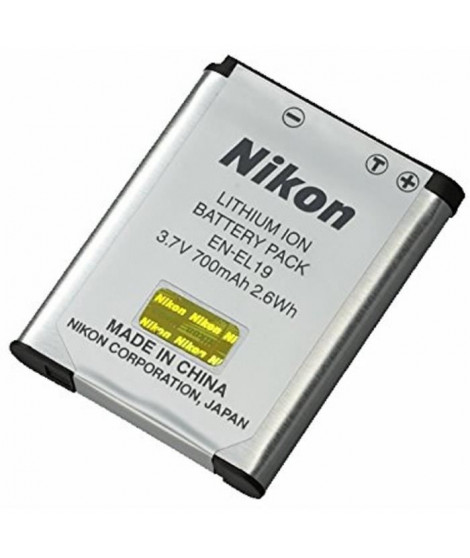 NIKON Batterie EN-EL19 pour W100 / A300 / A100 / S3300 / S2600