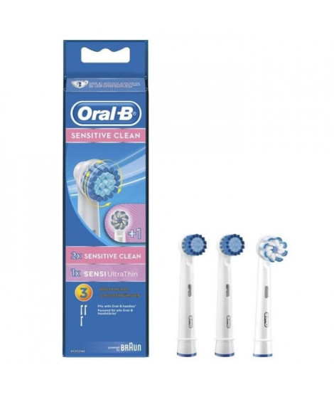 ORAL-B Sensitive Clean EBS17 Pack de 3 - Brossette