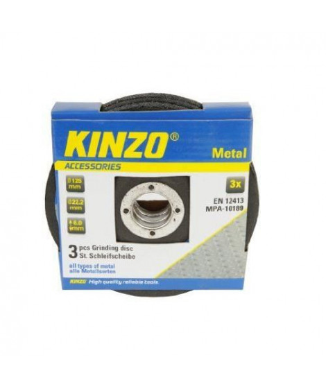 KINZO Disque de meulage métal - 125mm