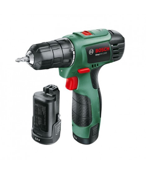 BOSCH Perceuse-visseuse EasyDrill 1200, 2 batteries 1,5 Ah