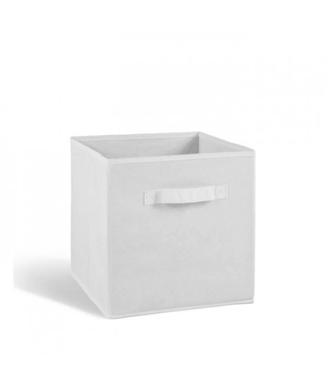 COMPO Tiroir de rangement tissu blanc 27x27x28 cm