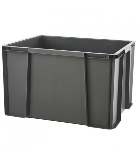 SUNDIS Bac boîte de rangement Masterbox 45L 50x38,5x30,5 cm anthracite
