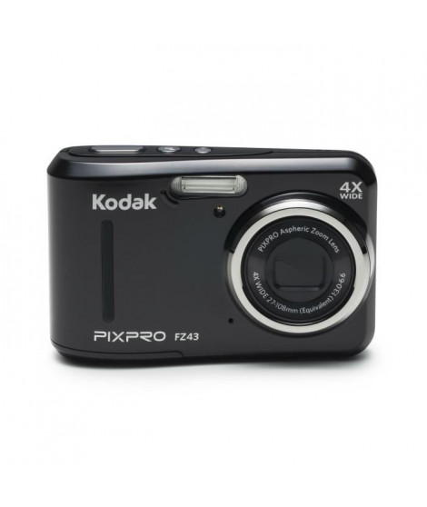 KODAK - FZ43-BK - Appareil photo compact - Noir