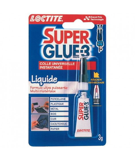 Super glue 3 Loctite - Liquide 3 g