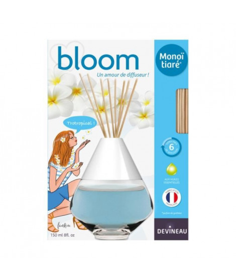 DEVINEAU Diffuseur de parfum a froid "Bloom" 150ml  Monoi Tiare