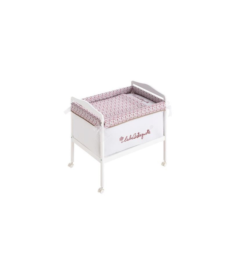 Lulu Castagnette Berceau Complet Carre Bois Textile Ciel De Lit Coton Brode Garnet Liberty 55x85 Cm Rose Alienor Loisirs Com Lulu Castagnette Berceau Complet Carre Bois Textile Ciel De Lit Coton Brode Garnet Liberty 55x85 Cm Rose Alienor Loisirs Com