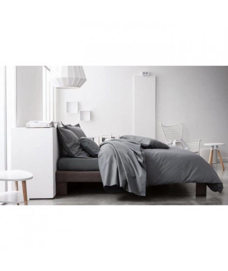 TODAY Housse de couette CANON DE FUSIL 100% coton 220x240cm - Gris