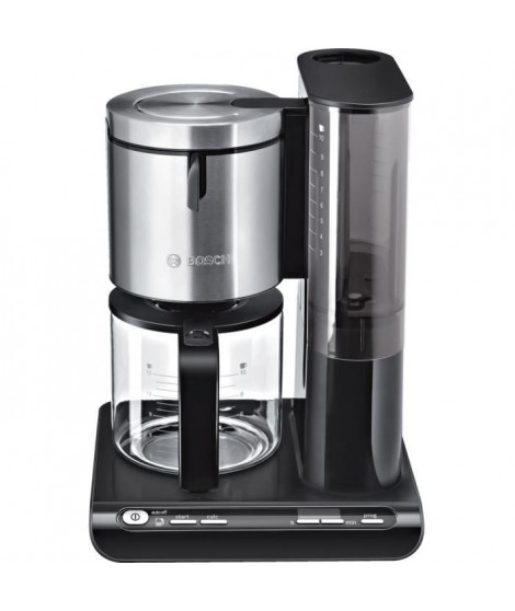 BOSCH Styline Cafetiere Programmable TKA8633 Noir/Inox 10 tasses