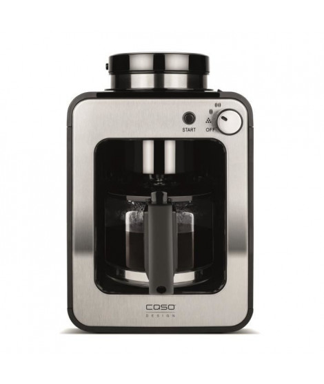 CASO 1849 Cafetiere filtre avec broyeur intégré Coffee Compact - Inox