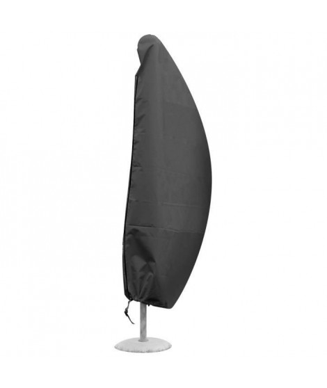 GREEN CLUB Housse de protection pour parasol déporté 2,4m - Anthracite