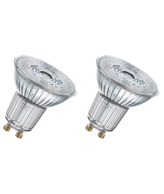 OSRAM Lot de 2 Ampoules spot LED PAR16 GU10 2,6 W équivalent a 35 W blanc chaud