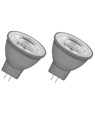 OSRAM Lot de 2 Ampoules spot LED MR11 GU4 3,3 W équivalent a 20 W blanc chaud dimmable
