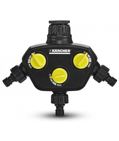 KARCHER Prise robinet - 3 sorties indépendantes et réglables