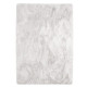 NEO YOGA Tapis de salon ou chambre en microfibre extra doux - 120x170 cm - Blanc