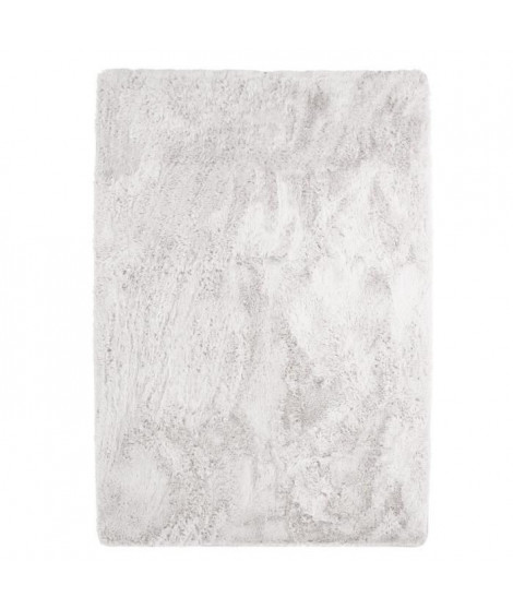 NEO YOGA Tapis de salon ou chambre en microfibre extra doux - 120x170 cm - Blanc