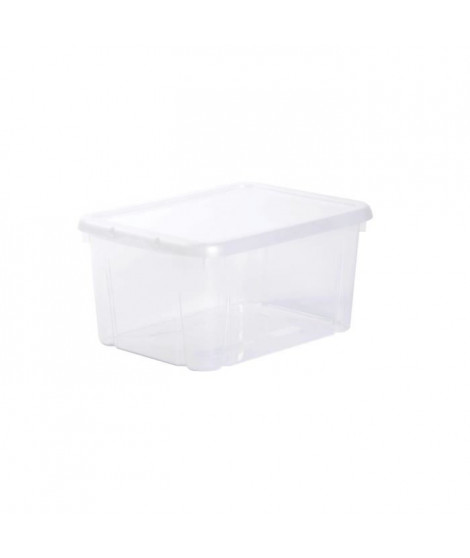 EDA PLASTIQUE Boîte de rangement Funny Box 8 L - Naturel - 31 x 23,4 x 15,4 cm