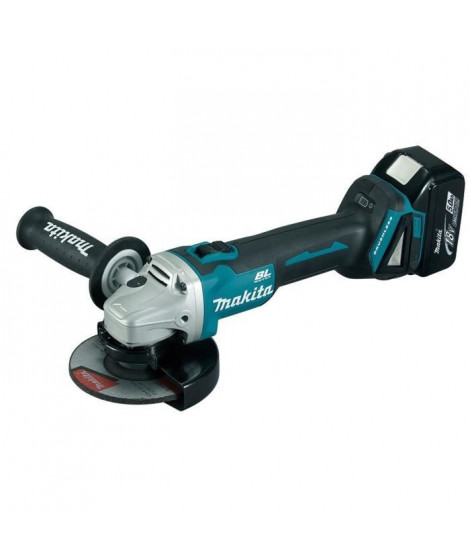 MAKITA Meuleuse d'angle Brushless DGA504RTJ - Ø 125 mm - Livrée 2 batteries 18 V, chargeur et coffret Makpac