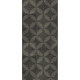 HELIO Tapis 100% vinyle - 50 x 112,5 cm - Epaisseur 2,4 mm - Gris anthracite et noir