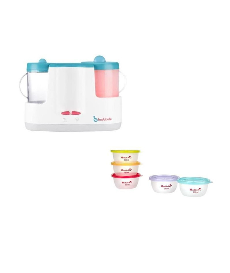 Badabulle Bebe Station 5 Maxi Portions 250 Ml Alienor Loisirs Com