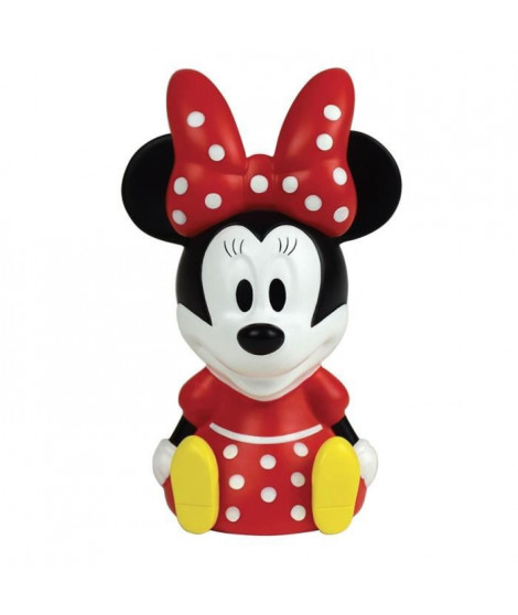 MINNIE Veilleuse 3D - Rouge, noir et blanc