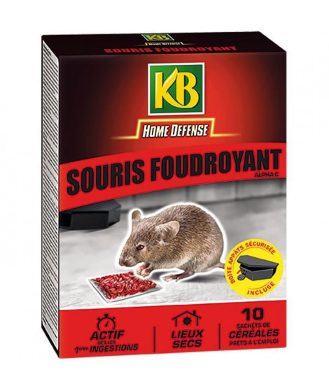 KB Souris foudroyant céréales - 10 x 10 g