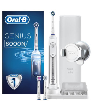 Oral-B Genius 8000N Brosse a dents électrique par BRAUN - Gris