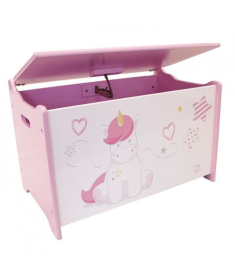 CIJEP Coffre a jouet Enfant theme Licorne