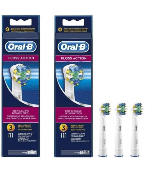 PACK : 2 x Oral-B Floss Action 3 Brossett