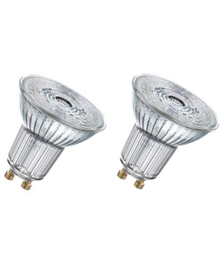 OSRAM Lot de 2 Ampoules spot LED PAR16 GU10 2,6 W équivalent a 35 W blanc froid