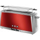 RUSSELL HOBBS 23250-56 - Grille-pain Luna - Technologie Fast Toast - Rouge Solaire