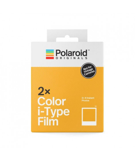 POLAROID ORIGINALS 4836 Film i-Type Couleur Double Pack Cadre Blanc