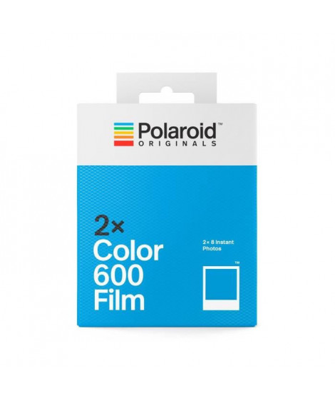 POLAROID ORIGINALS 4841 Double Pack Film couleur pour Appareil Polaroid 600 - Cadre blanc classique