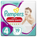 Pampers Premium Active Fit Pants Taille 4 8-14 kg - 19 Couches-Culottes