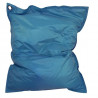 JAVA Pouf XL Bleu Paon Toile 100% polyester 110x130 cm